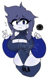 alter9code breasts female_sans humanized negatale negatale_sans rule_63 sans sans_au tagme tagme_(character) thighhighs thighs undertale_au white_background