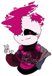 alter9code alternate_universe animated_skeleton breasts color_sans ectobody ectobreasts fan_character female_only female_sans rule_63 sans sans_au skeleton tagme undertale_au upper_body white_background