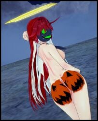 amanwithnoplan ass breasts guilty_gear jack-o'_valentine nude