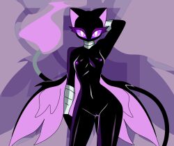 1girls anthro black_body catgirl diz_art dtv_animation solo