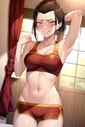 1girls ai_generated armpit avatar_legends avatar_the_last_airbender azula female fire_nation osyasenpai stable_diffusion