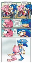 1boy 1boy1girl 1girls amy_rose archie_comics barefoot bathroom biting_lip blowjob blue_hair comic countershade_feet dialogue dirty edit edited english_text feet female green_eyes male naked nude pink_hair sega shiny shiny_hair shiny_skin shower showering showering_together soles sonic_(series) sonic_the_hedgehog sonic_the_hedgehog_(series) steam steamy superslogger toes wide_eyed