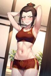 1girls ai_generated armpit avatar_legends avatar_the_last_airbender azula female fire_nation osyasenpai stable_diffusion