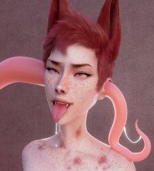 1girls 3d ahe_gao aldtecaia blender blender_cycles ear_fuck ear_penetration fangs fauxhawk female female_only fluffy_ears fluffy_hair fox fox_ears fox_girl foxgirl freckles mohawk mohawk_(hairstyle) noxxyboy oc pink_eyes pink_fur pink_hair pixie_cut pixie_cut_female pixie_cut_hair red_eyes red_fur red_hair saliva saliva_drip saliva_on_tongue saliva_string saliva_trail short_hair sims sims4 skull_flossing skull_fucking soft succubus tentacle tentacles_in_ears the_sims_4 tomboy tongue tongue_out tulpa very_short_hair