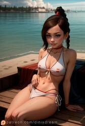 1girls ai_generated ai_hands avatar_legends avatar_the_last_airbender breasts brown_hair detailed dinixdream female fire_nation high_quality looking_at_viewer nipples patreon patreon_username photorealistic princess pussy realistic seductive self_upload sensitive solo stable_diffusion ty_lee