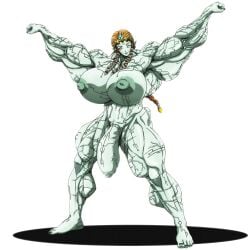 1futa areolae barefoot big_breasts breasts brown_hair feet flaccid futa_only futanari green_skin huge_breasts huge_cock humanoid humanoid_penis hyper hyper_muscles miche-san muscular muscular_futanari nintendo nipples nude penis possessed possession princess_zelda solo solo_futa standing the_legend_of_zelda thick_thighs twilight_princess zelda_(twilight_princess)