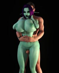 1boy 1boy1girl 1girl1boy 1girls 3d 3d_animation animated areolae ass big_penis blue_skin bouncing_breasts breast_grab breasts_bigger_than_head female grabbing_waist hands_behind_head hands_on_hips hands_on_waist heterochromia hourglass_figure huge_ass huge_breasts huge_cock huge_penis large_penis long_ears long_penis long_pointy_ears looking_at_viewer male naked naked_female naked_male nipples no_sound nude nude_female nude_male penis pointy_ears purple_hair small_waist soria tagme thick_thighs thigh_job thigh_sex thighs thin_waist unseen_male_face vaako video wasp_waist wide_hips