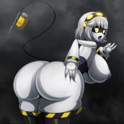 1girls 2023 absurd_res alternate_ass_size alternate_breast_size android animated ass ass_focus ass_grab big_ass big_breasts blowjob_gesture bottom_heavy breasts bubble_ass bubble_butt cleavage crossed_tails fat_ass female female_focus female_only from_behind gif glitch_productions glowing_eyes grey_hair grey_skin hair hand_on_ass hand_on_hip headband high_resolution highres hires huge_ass huge_breasts huge_hips humanoid kasurnica large_ass large_breasts looking_at_viewer looking_back murder_drone murder_drones nipples open_mouth prehensile_tail robot robot_girl robot_humanoid robot_joints robotic_arm robotic_limb seductive seductive_look seductive_pose shiny standing steam steamy tail thick thick_thighs thigh_highs thighhighs thighs tongue tongue_out v_(murder_drones) white_body white_hair white_skin wide_hips yellow_eyes