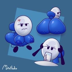 angry angry_sex ass battle_for_dream_island big_ass big_breasts big_penis blowjob blue_body breasts cellulite fanny_(bfdi) fellatio head_grab moonilade object_shows oral oral_penetration oral_sex penis pussy sex shiny_skin snowball_(bfdi)