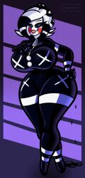 big_breasts cally3d clazzey clothed cryptiacurves fazclaire's_nightclub female female_only five_nights_at_freddy's five_nights_at_freddy's_2 fnaf fredina's_nightclub marie_(cally3d) marie_(cryptia) marionette_(fnaf) mtvoomer puppet_(cally3d) puppet_(fnaf) scottgames solo thick_thighs