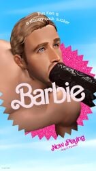 3d_(artwork) barbie_(2023) barbie_(franchise) big_dick big_penis blender blender_(software) celebrity dark-skinned_male gay gay_blowjob gay_sex interracial ken_carson kitrell_simz male male/male male_only ryan_gosling tagme