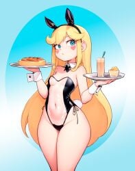 ai_generated blonde_hair blue_eyes bunny_ears bunnysuit long_hair losforry_custom small_breasts star_butterfly star_vs_the_forces_of_evil transparent_bunnysuit wide_hips