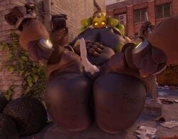 1girls 3d animated anthro big_breasts blizzard_entertainment cum cum_explosion female female_only huge_ass huge_butt mp4 omnic orisa outdoors overwatch public_use robot robot_girl short_playtime snips456 snips456fur solo solo_female sound tagme taur video