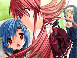 kisaragi_shuuji koisuru_otome_to_shugo_no_tate nun school_uniform senomoto_hisashi sister_lidia tsubakihara_ren