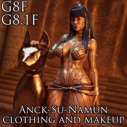 1girls 3d anck-su-namun armlets armwear bangs black_hair blunt_bangs bracer cat_statue dark_hair egyptian egyptian_female egyptian_makeup female fit fit_female front_view full_body_tattoo gold gold_body gold_jewelry hair hime_cut hip_bones hip_lines hips jewelry loincloth long_hair lots_of_jewelry love_handles lowleg makeup neck pelvic_curtain solo squarepeg3d statue straight_hair tattoo the_mummy_(1999) the_mummy_(franchise) the_mummy_returns_(2001) thighs wide_hips yellow-skinned_female yellow_body