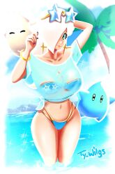 breasts female female_only hair_over_one_eye mario_(series) nintendo princess_rosalina solo tagme ty_wilgs