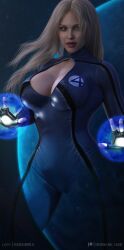 1girls 3d_(artwork) big_breasts blonde_hair blue_eyes boob_window busty cga3d cleavage cleavage_cutout curvy curvy_female erotichris fantastic_four fantastic_four_(2000s) female female_only fingerless_gloves flowing_hair gloves hourglass_figure invisible_woman jessica_alba lipstick long_hair looking_at_viewer marvel mature_female milf red_lipstick solo sue_storm superheroine thick_thighs thighs tight_clothing voluptuous voluptuous_female wide_hips