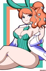 alternate_costume breasts female female_only monolith_tk nintendo pokemon pokemon_ss solo sonia_(pokemon)