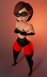 1girls 3d ass athletic athletic_female big_breasts bottom_heavy breasts brown_hair busty chest cleavage curvaceous curvy curvy_figure digital_media_(artwork) disney elastigirl eyebrows eyelashes eyes female female_focus fit fit_female hair hazel_eyes helen_parr hero heroine hips hourglass_figure human legs light-skinned_female light_skin lips lower_body mature mature_female milf mother pixar robdecado short_hair slim_figure slim_waist superhero superheroine the_incredibles the_incredibles_2 thick thick_legs thick_thighs thighs tongue tongue_out upper_body voluptuous waist wide_hips