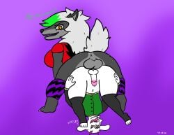 2d 2d_(artwork) 2d_artwork asriel color five_nights_at_freddy's fnaf furry futa_on_male futanari male male_penetrated roxanne_wolf_(fnaf) tagme uncensored uncensored_anus uncensored_penis undertale undertale_(series)