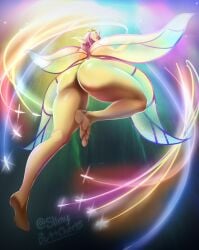 big_ass big_butt empress_of_light pink_hair terraria yellow_skin