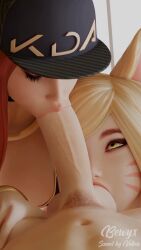 10_seconds 3d 9:16 9_tails ahri akali akali_jhomen_tethi animated bewyx big_penis blowjob female fox_ears just_the_tip k/da_ahri k/da_akali k/da_series kitsune league_of_legends male moaning nine_tailed_fox partial_male shorter_than_10_seconds shorter_than_30_seconds sound threesome vastaya vertical_video video