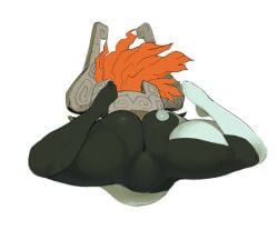 1girls ass bumameuboi female female_only imp_midna laying_on_stomach legs_up midna orange_hair small_feet solo tagme the_legend_of_zelda the_legend_of_zelda:_twilight_princess thighs twilight_princess