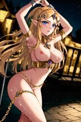 1girls absurd_res absurdres ai_generated chains enslaved enslaved_royal erect_nipples female female_focus female_only femsub functionally_nude functionally_nude_female hd hi_res high_resolution highres hourglass_figure hylian hylian_r34 nintendo nude perfect_body princess princess_zelda royalty sex_slave shackles slave the_legend_of_zelda unstable_diffusion waist_beads waist_chain