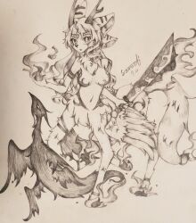 avian breasts chimera elemental_manipulation european_mythology female fire fire_manipulation gem greek_mythology hi_res mythological_avian mythological_firebird mythology ornella phoenix solo taur wings