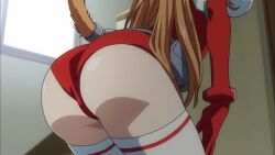 animal_tail cameltoe cat_ears cat_planet_cuties cat_tail catgirl dat_ass eris_(cat_planet_cuties) glossy huge_ass leotard monster_girl presenting presenting_hindquarters screenshot shiny showing_ass showing_off spacesuit thick_ass thighhighs waiting