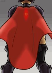 amphibia animated armor arms_crossed ass ass_focus big_ass big_butt bottom_heavy bubble_ass bubble_butt cape cloak darcy_wu dat_ass disney disney_xd fat_ass fat_butt female female_only gif huge_ass huge_butt large_ass large_butt loop looping_animation marcy_wu planz34 rear_view solo thick_ass thick_thighs wide_hips