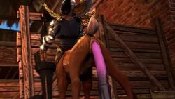 3d animated anus coot27 deer deer_taur dildo female female_only masturbation no_sound pussy solo source_filmmaker taur video