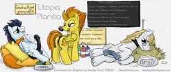 animal_genitalia collar domination equine female femdom friendship_is_magic leash my_little_pony one_eye_closed prince_blueblood_(mlp) smudge_proof soarin_(mlp) spitfire_(mlp) squash_soup utopia_planitia wink wonderbolts_(mlp)