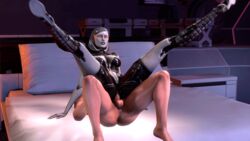 3d anal anal_sex andreygovno animated edi mass_effect mass_effect_3 red-tinted_eyewear source_filmmaker spread_legs spreading tinted_eyewear visor