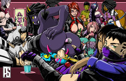 13girls 1boy 6+girls alcohol amber_(benzaiten) anal ass ass_grab beastess benzaiten big_ass big_breasts black_hair black_licorice_(character) blue_skin breast_grab breasts breasts_out brown_hair buttjob clothed_sex clothes collar crossover cunnilingus dark-skinned_futanari dark_skin demon dildo doggy_style dontfapgirl double_penetration drink ell_(superguest) fellatio female from_behind futa_on_female futa_orc_(character) futanari futanari_vampire gangbang glasses green_skin grey_skin groping group_sex hair head_grab hentai_foundry horns human interracial intersex interspecies lauren_taylor licking light-skinned_female light-skinned_futanari light_skin long_tongue looking_at_viewer mascot mask mey-mey milli_mimeaux mime multiple_girls mystery_hunters ninjakitty_(character) oral orange_hair orc orc_female orgy pale pale_skin party phantomshado piercing pink_hair purple_hair purple_skin rapeorc rara_(character) red_hair reverse_cowgirl_position riding sam_gardner sex shado_(phantomshado) spitroast succubus thighhighs toy truely vaginal_penetration vampire veronika_shields wangsworth white_hair wings world_of_warcraft yuri zone-tan