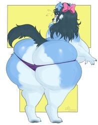 big_ass bubble_butt furry huge_ass kibblesyourbits thick_thighs wide_hips