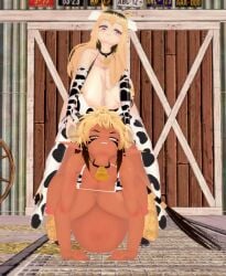 1futa 1girls 3d angry_sex batsuichide_nakimushina_otonarisan cathyl_(monster_musume) cow_bikini cow_print cow_print_armwear cow_print_bikini cow_print_panties cow_print_thighhighs cowbell crybabyfuta dark-skinned_female female female_minotaur futa_on_female futanari gigantic_breasts grabbing_horns huge_ass huge_breasts huge_cock interspecies koikatsu minotaur monster_musume_no_iru_nichijou my_divorced_crybaby_neighbour ochiai_san penetration pleasure_face rape self_upload stomach_bulge tagme vaginal_penetration