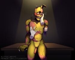 2boys abs all_fours animatronic anthro areola bald balls bandage barefoot black_nose blush bodily_fluids brown_nose claws closed_eyes dialogue duo english_text eyeless faceless_character faceless_male five_nights_at_freddy's fnaf freddy_fazbear's_pizzeria_simulator fur furry gay genitals green_body green_eyes green_hair green_skin grey_skin hand_on_leg heart human humanoid humanoid_genitalia humanoid_on_anthro humanoid_penis imminent_sex lagomorph leporid light littlegeecko long_ears looking_at_another machine male male/male male_only mammal motion_lines multicolored_body naked naked_male navel nervous night_guard_(fnaf) nipples notched_ear nude on_back on_ground on_top one_eye_half-closed open_mouth pawpads pecs penis penis_grab penis_out pervert presenting presenting_balls presenting_penis pubes rabbit raised_leg robot scar scars scraptrap sharp_teeth short_hair skinny speech_bubble submissive submissive_male sweat teeth testicles text thick_thighs toe_claws tongue torn_arm torn_body torn_face torn_leg torn_skin vein veiny_penis video_games william_afton yellow_body