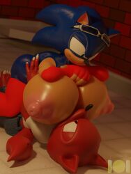 3d 3d_(artwork) breast_smother breast_smothering breasts busty busty_boy gay male_only male_with_breasts onehundredandone smothering sonic_(series) sonic_the_hedgehog sonic_the_hedgehog_(series) what