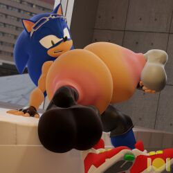 breasts busty busty_boy disembodied_penis gay male male_focus male_with_breasts nipple_fuck nipple_penetration nipple_sex onehundredandone sonic_(series) sonic_the_hedgehog sonic_the_hedgehog_(series) what