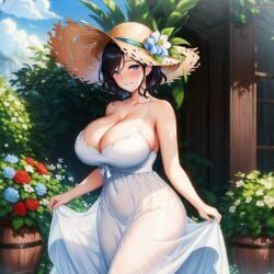 ai_generated big_ass big_breasts dress milf neko47 oyuki_hayashi