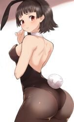 ass atlus female female_only kurosususu makoto_niijima persona persona_5 sideboob solo tagme