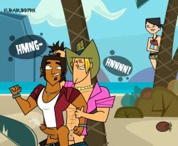 2boys alejandro_burromuerto_(tdi) anal anal_sex cartoon_network caught coconut cum cumming_from_anal_sex cumming_while_penetrated cumming_while_penetrating gay gay_sex geoff_(tdi) kuraburrprn palm_tree sex total_drama_island yaoi