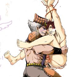 2boys anal battle_tendency esidisi gay jojo's_bizarre_adventure joseph_joestar male male/male male_only penetration yaoi