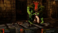 1girls 2boys 3d ahe_gao blood_elf chains cheating_wife collar consensual double_penetration elf female horde horde_(warcraft) horde_symbol male monster naked nude nude_female orc orc_(warcraft) orc_male orced penetration petplay prison self_upload vinesenia warcraft world_of_warcraft