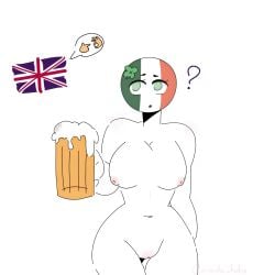 1girls breasts countryhumans countryhumans_girl ireland_(countryhumans) naked naked_female nude nude_female pussy united_kingdom_(countryhumans) xx.canada.xx