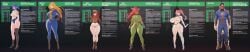 big_ass big_breasts casual character_sheet clothing dominant_female fallout female female_supermutant footwear gameplay_mechanics human nude_female oc pale_skin submissive_female super_mutant thekite topless_female unsheltered vault_dweller vault_suit vc weapon