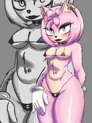 amy_rose amy_rose_(sonic_movie) black_lips english_text gloves goth_girl gothified looking_at_viewer mobian_(species) original_film paramount_pictures piercings sega sonic_(live_action) sonic_(series) sonic_the_hedgehog_(film) sonic_the_hedgehog_(series) sonic_the_hedgehog_3_(2024) sonic_the_hedgehog_3_(film)