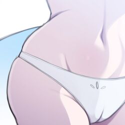 1girls ai_generated cameltoe close-up lillie_(pokemon) mullon novelai panties pokemon pokemon_sm solo thighs