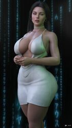 1girls 3d 3d_render alternate_version_available big_ass big_breasts black_hair bottom_heavy bottomwear bracelet brown_eyes bubble_butt celebrity cga3d child_bearing_hips choker cleavage cleavage_cutout clothed_female clothing clothing_cutout collar curvaceous curvaceous_female curvy_female curvy_hips dress earrings erotichris female female_only fit fit_female hourglass_figure huge_ass huge_breasts large_ass large_breasts light-skinned_female light_skin lipstick long_hair looking_at_viewer makeup monica_bellucci mostly_clothed nail_polish open_clothes pale-skinned_female pale_skin patreon_logo persephone_(the_matrix) skin_tight skindentation solo solo_female solo_focus the_matrix thick_thighs toned toned_body toned_female toned_stomach top_heavy topwear warner_brothers watermark white_choker white_clothing wide_hips wristwear